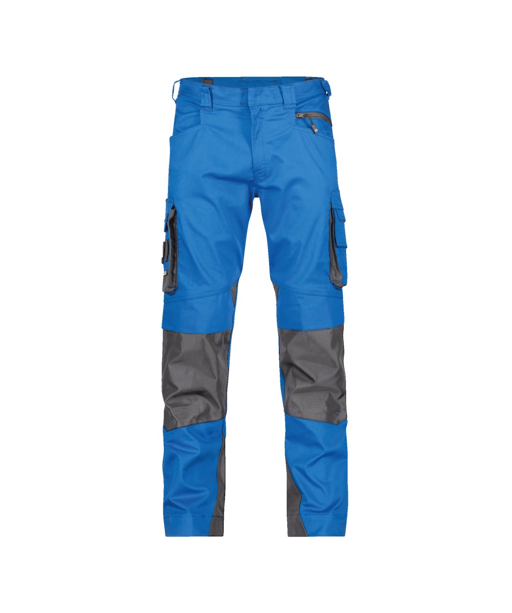 Arbeitshose mit Kniepolstertaschen "DASSY® Nova" in AZURBLAU/ANTHRAZITGRAU, Größe 58 - kurzer Schritt PESCO63