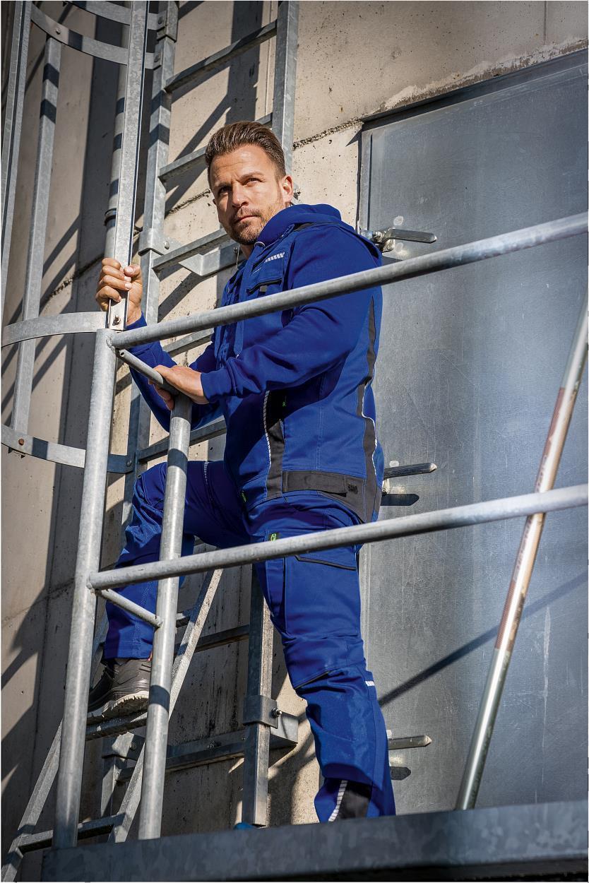 Bundhose Flex Line in Kornblau-Schwarz, Gr. 98 von Leibwächter