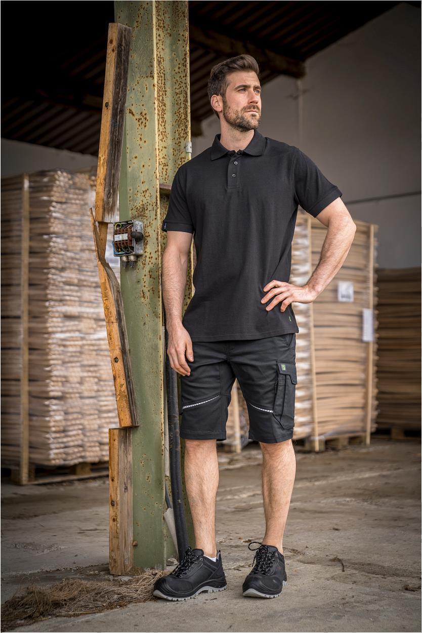 Polo-Shirt Andi LWU05 Classic Line in Schwarz, Gr. 7XL von Leibwächter