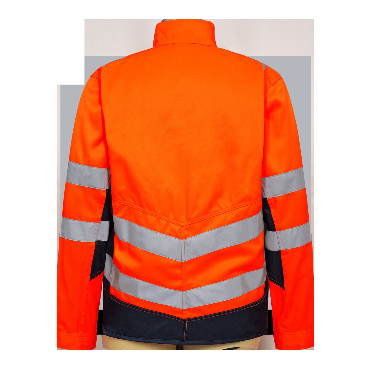 ENGEL Safety Light Arbeitsjacke in Orange/Blue ink, Größe XS