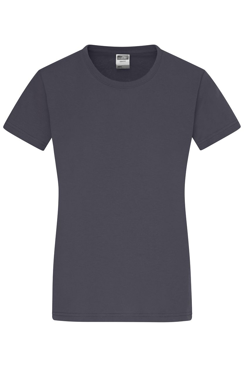 Ladies' Slim Fit-T "JN971" in Graphite, Größe 2XL - Daiber