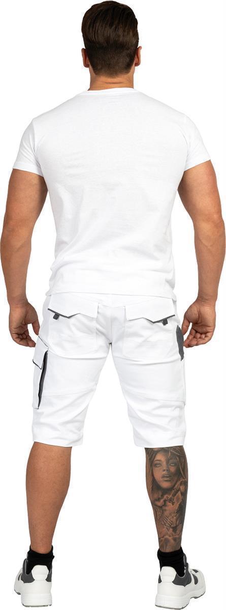 Herren-Shorts Flex Line Weiß/Grau FLEXK, Gr. 68 von Leibwächter