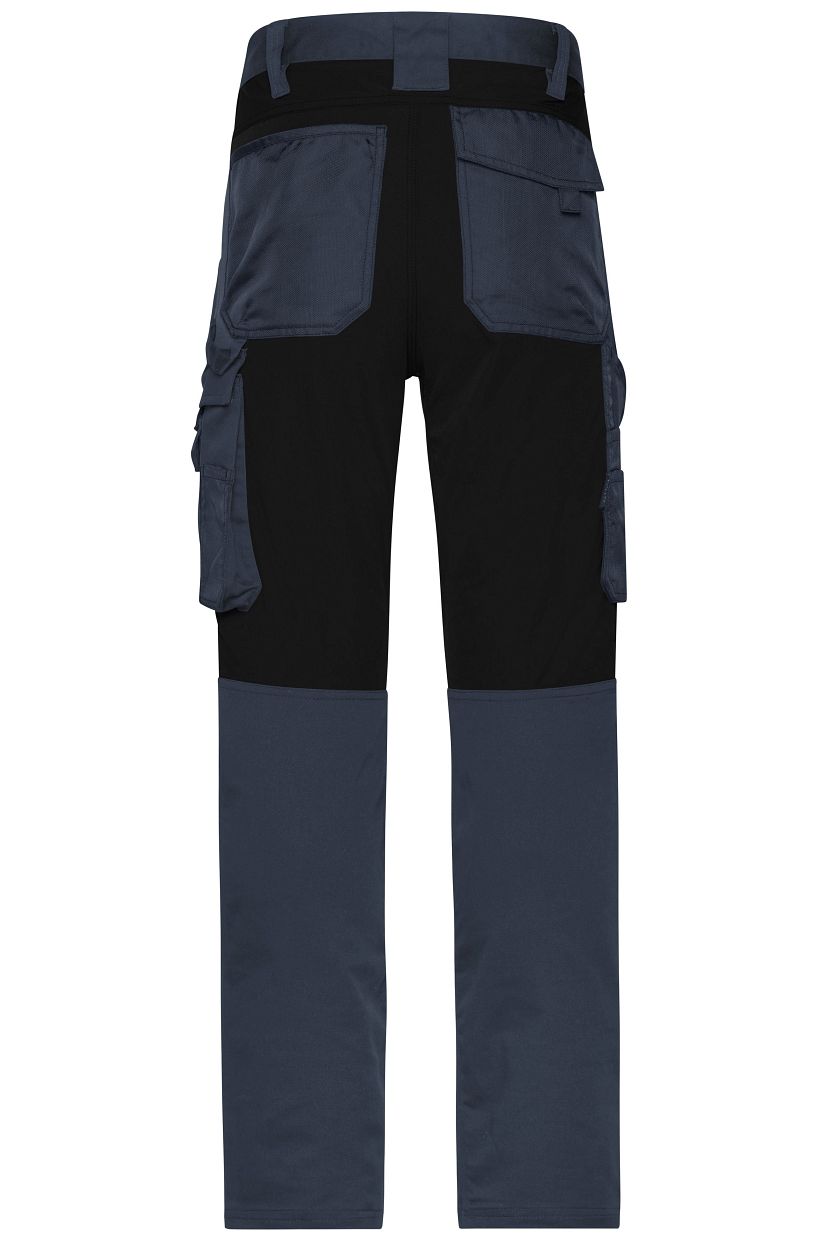 Workwear Stretch-Pants Slim Line GRS "JN1812" in Carbon/Black, Größe 110 - Daiber