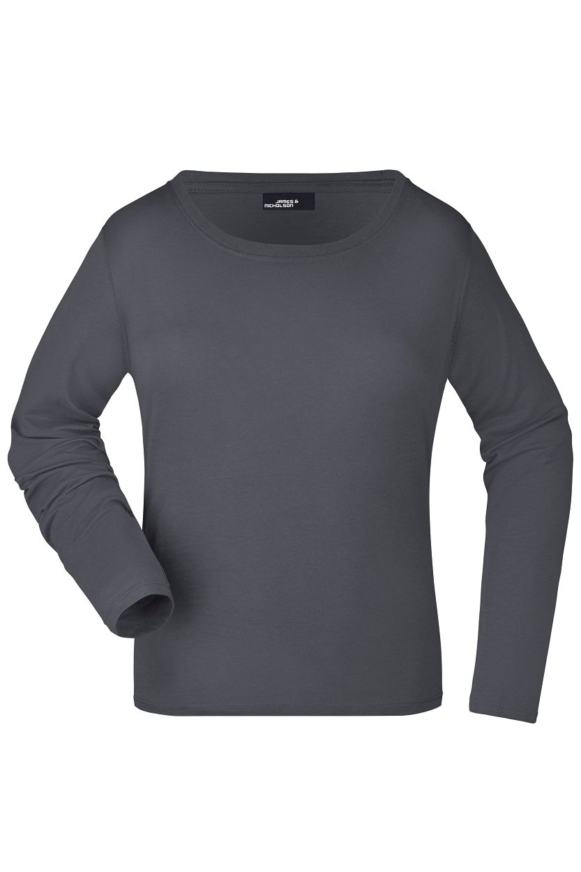 Ladies' Shirt Long-Sleeved Medium "JN903" in Graphite, Größe 3XL - Daiber