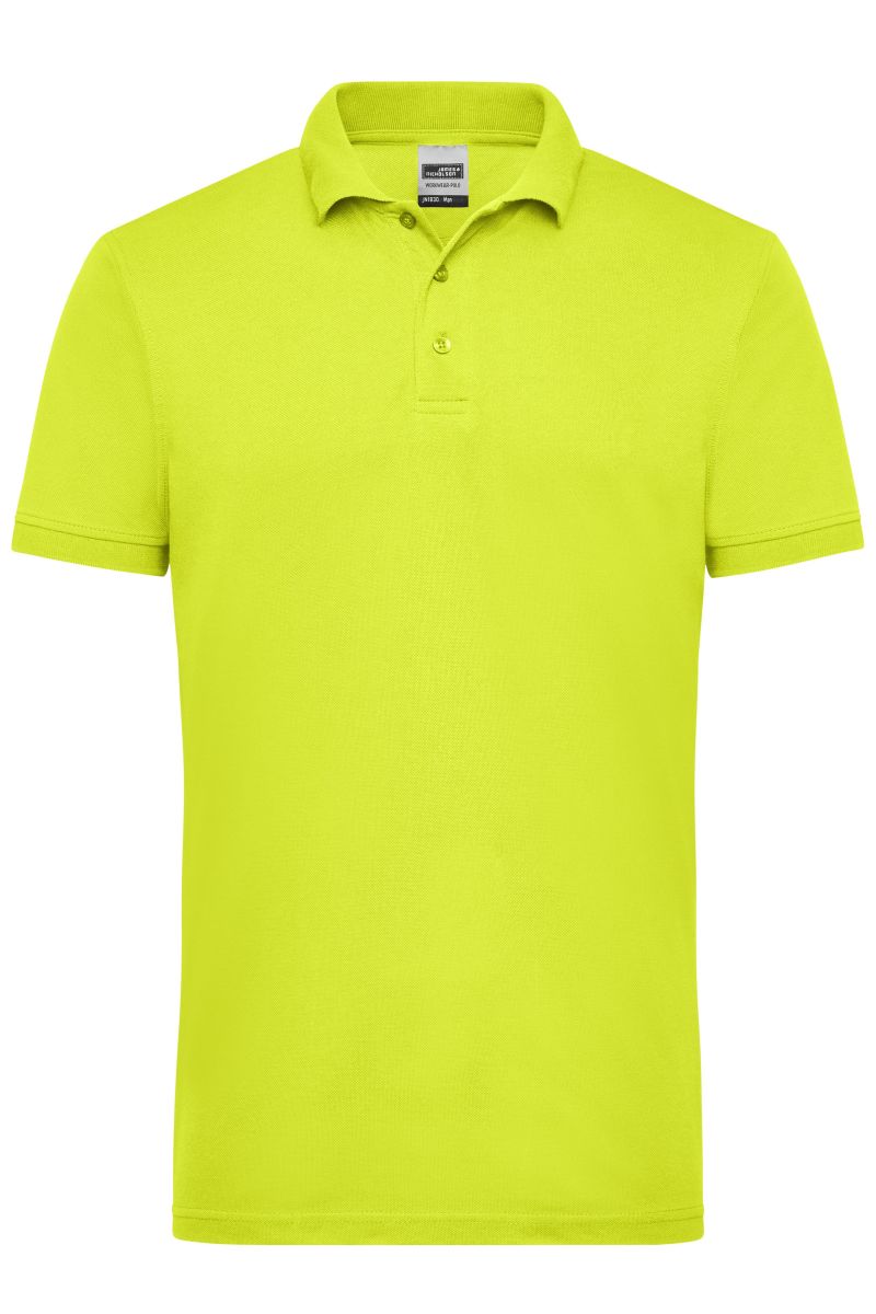 JN1830 Herren Signal Workwear Polo in Neon-Yellow, Größe 2XL von James & Nicholson