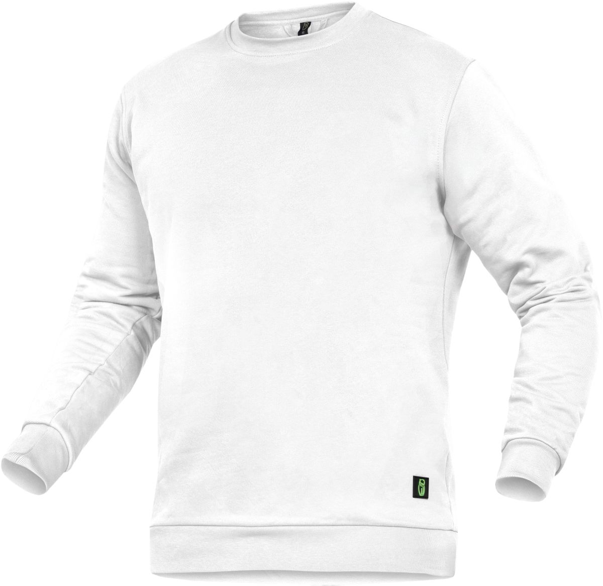 Rundhals-Sweater "Alex" Classic Line Weiß Gr.XS - Leibwächter