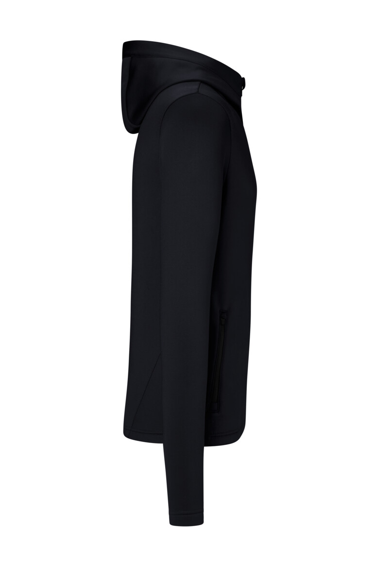 HAKRO 873 Kapuzen-Tecjacke ECO in Schwarz, Größe 3XL