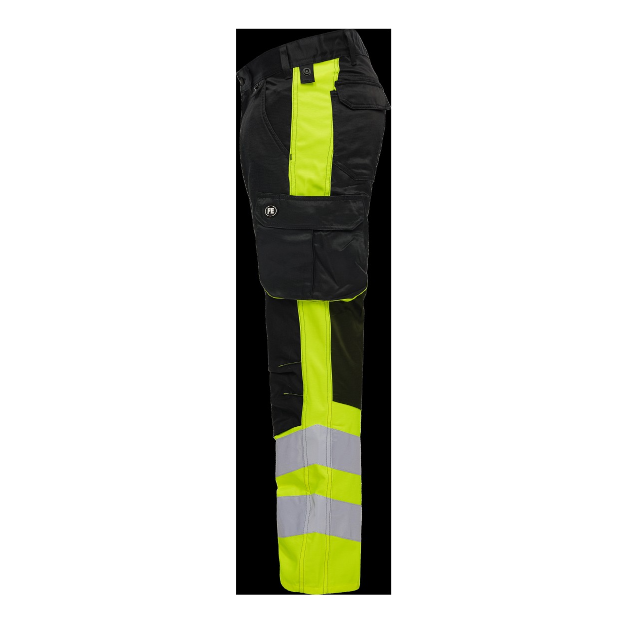 ENGEL Safety Light Arbeitshose in Schwarz/Gelb, Größe 106