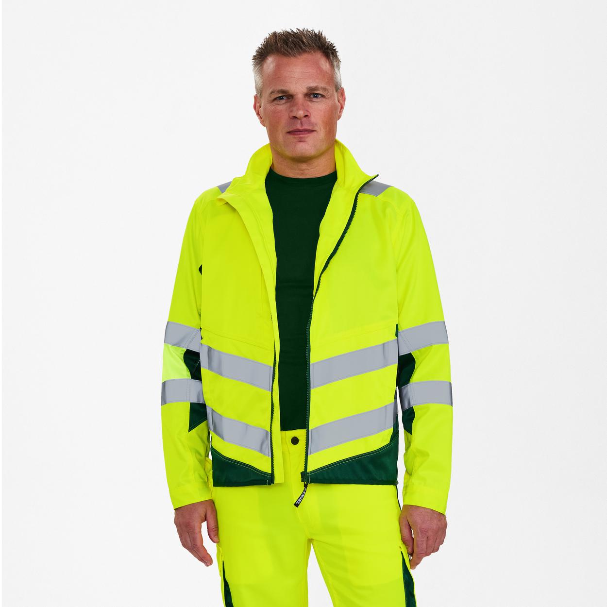ENGEL Safety Light Arbeitsjacke in Gelb/Grün, Größe XS