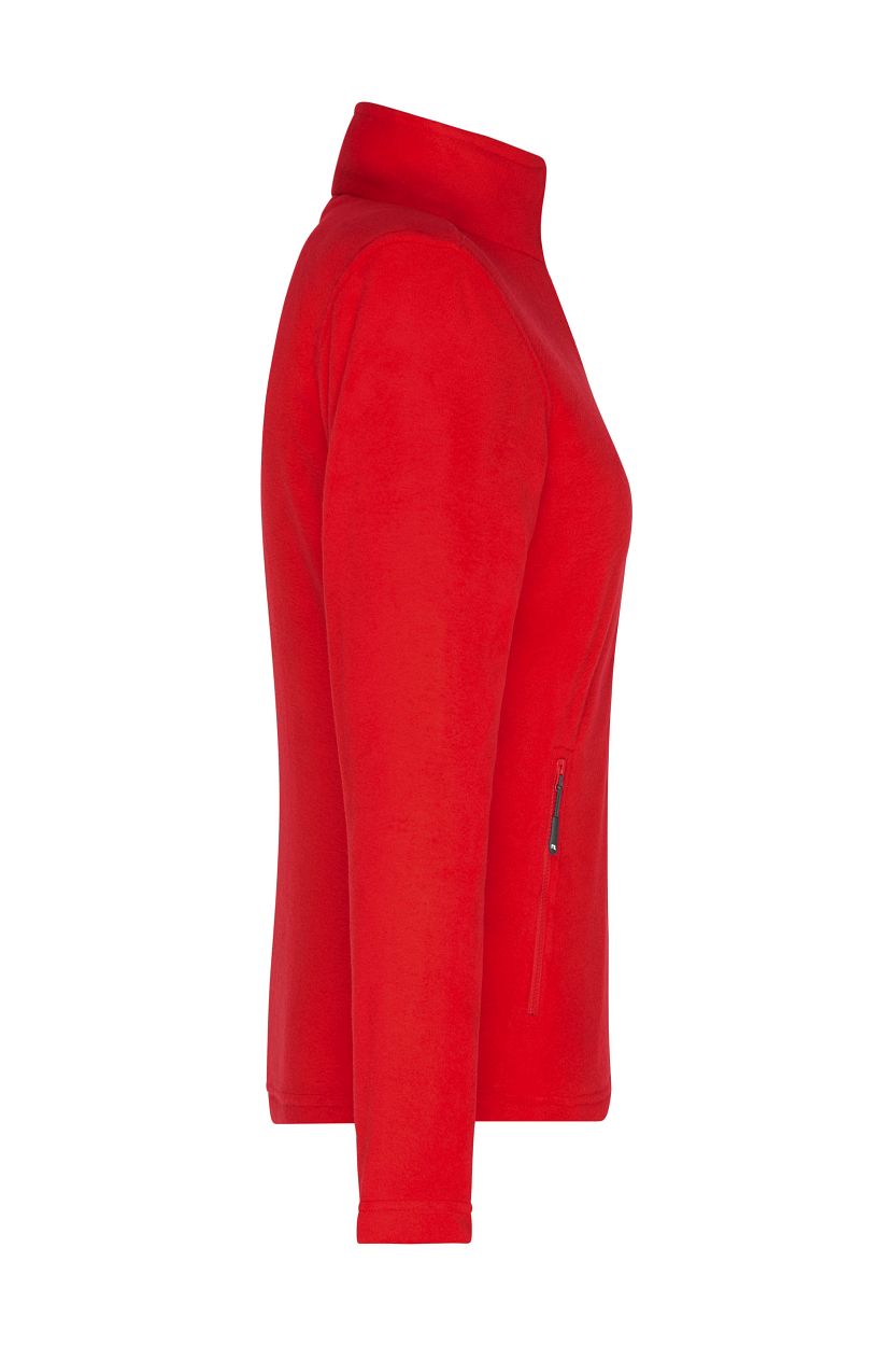 Ladies' Fleece Jacket "JN781" in Red, Größe 3XL - Daiber