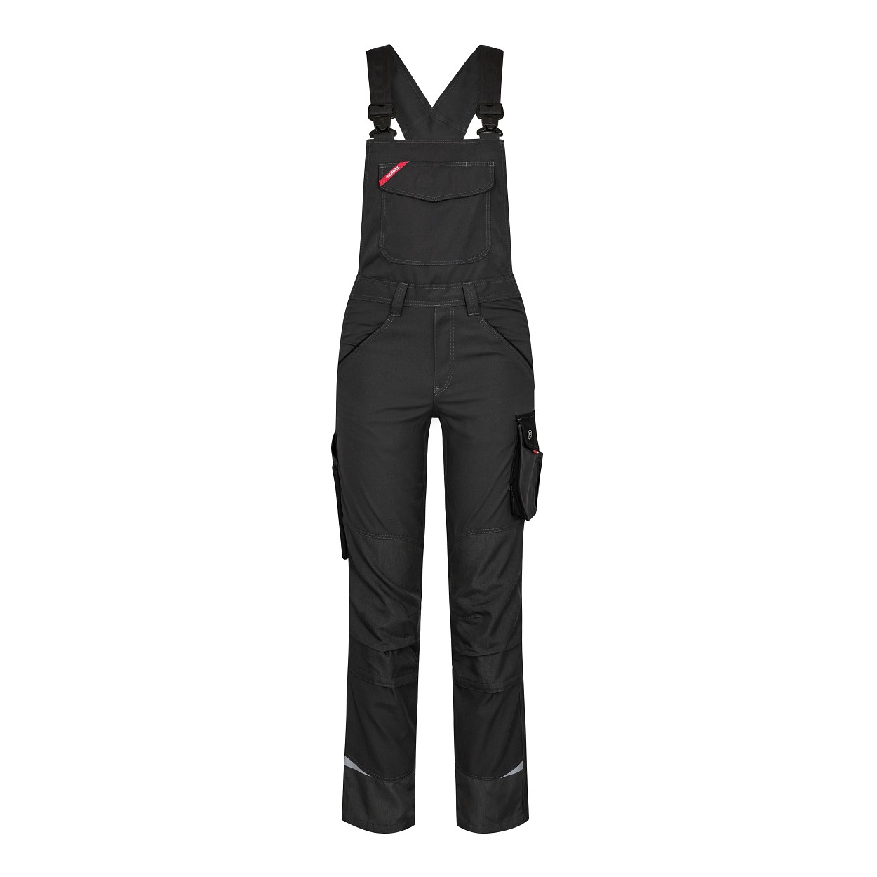 ENGEL Galaxy Damen Latzhose in Anthrazitgrau/Schwarz, Größe 48