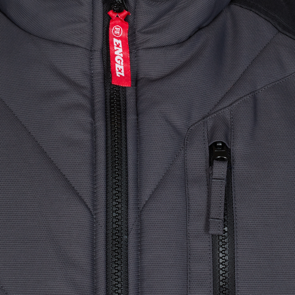 ENGEL Galaxy Stepp-Winterweste in Anthrazitgrau/Schwarz, Größe XS