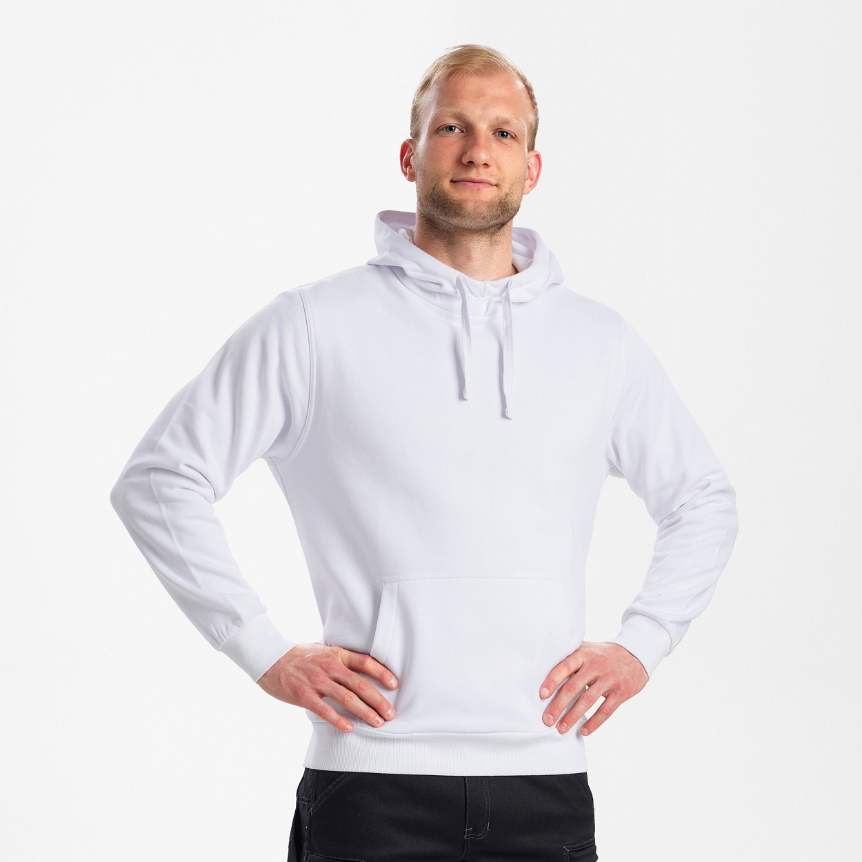 ENGEL Extend Hoodie in Weiss, Größe XS
