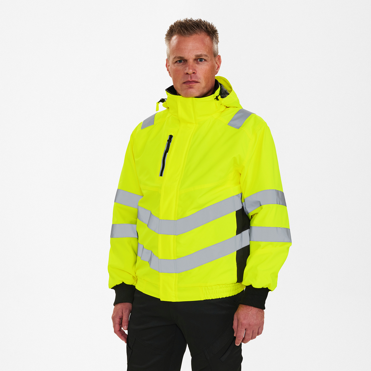 ENGEL Safety Pilotjacke in Gelb/Schwarz, Größe XS