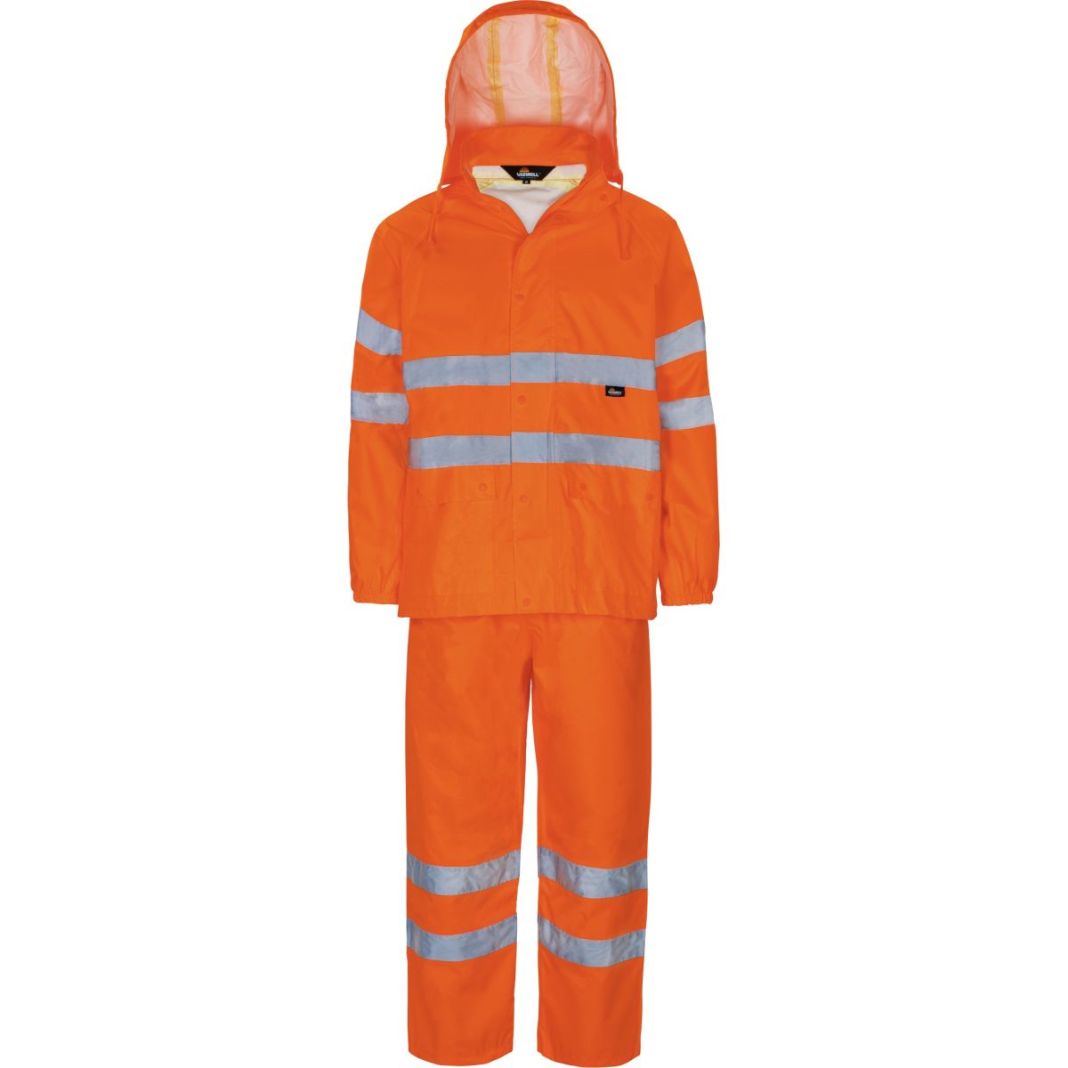 Warnschutz-Regenanzug leuchtorange von Vizwell