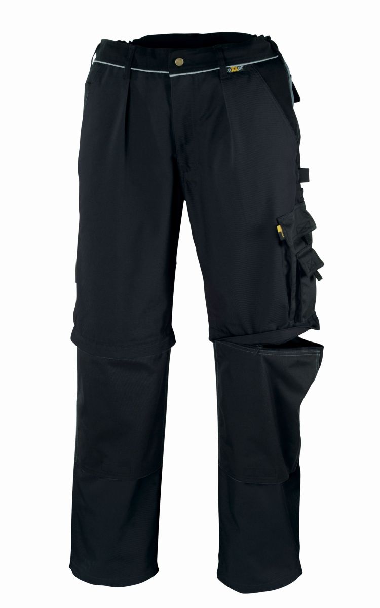 teXXor® Canvas (320 g/m²) 2-in-1 Bundhose  TOBAGO in Schwarz, Größe 110