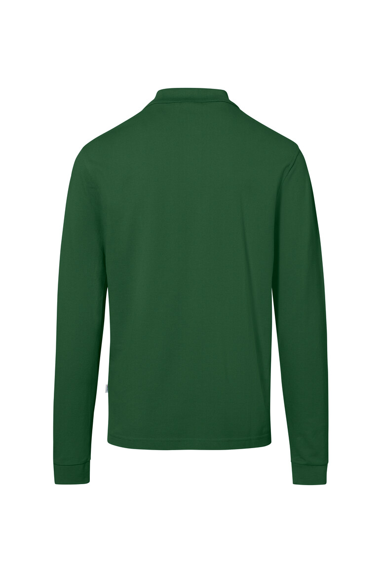 HAKRO 817 Pocket-Longsleeve-Polo MIKRALINAR® ECO in Tanne, Größe 6XL