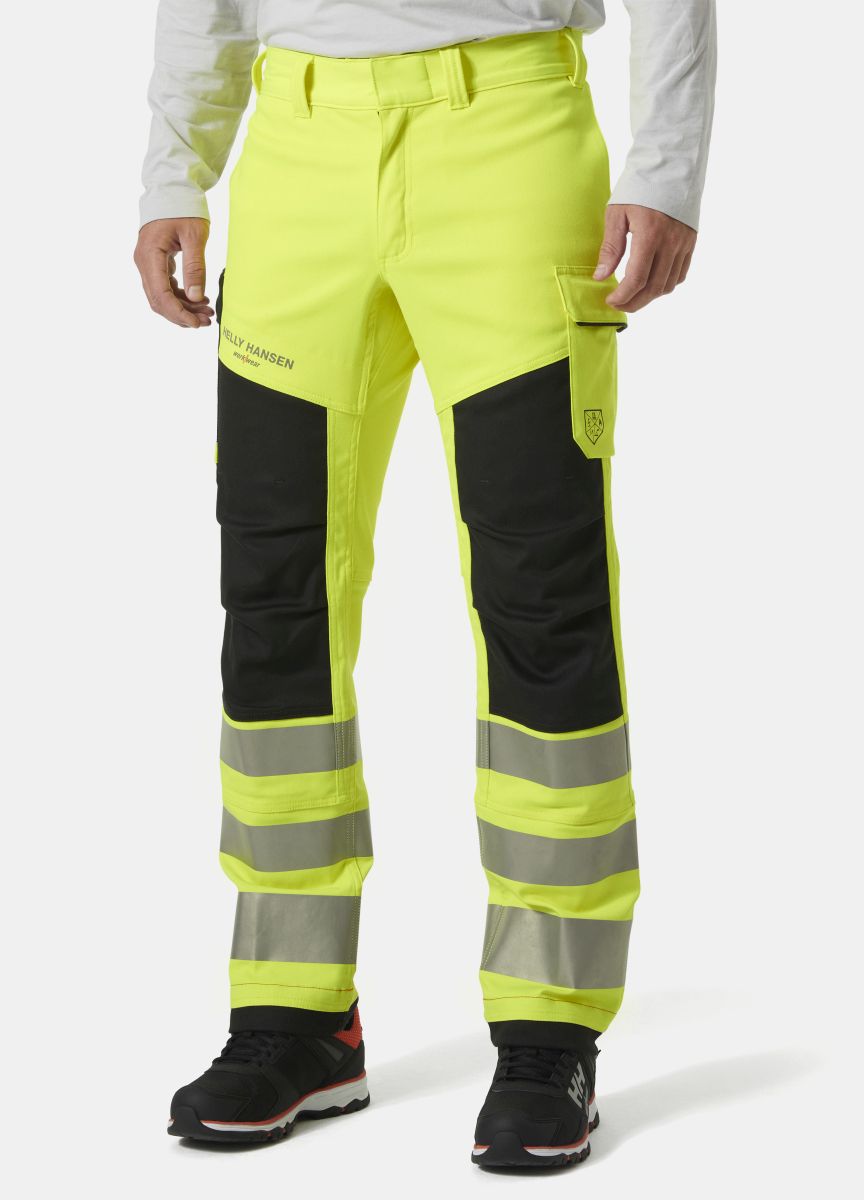 Arbeitshose Klasse 2 Fyre in HI VIS Yellow, Gr. 116 von Helly Hansen Workwear
