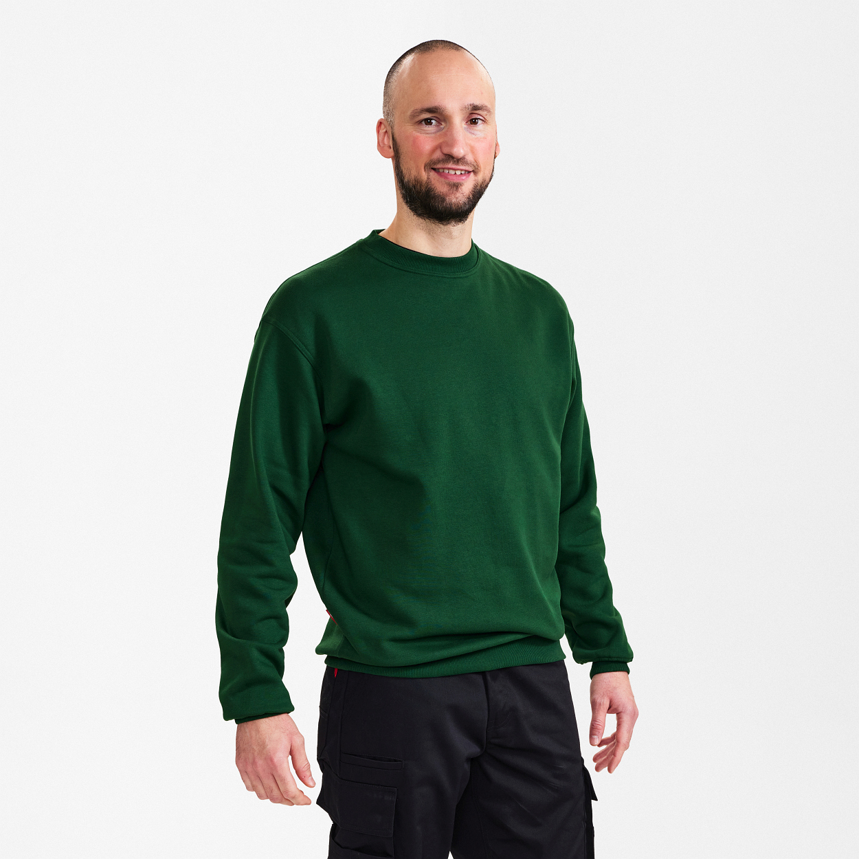 ENGEL Extend Sweatshirt in Grün, Größe XS
