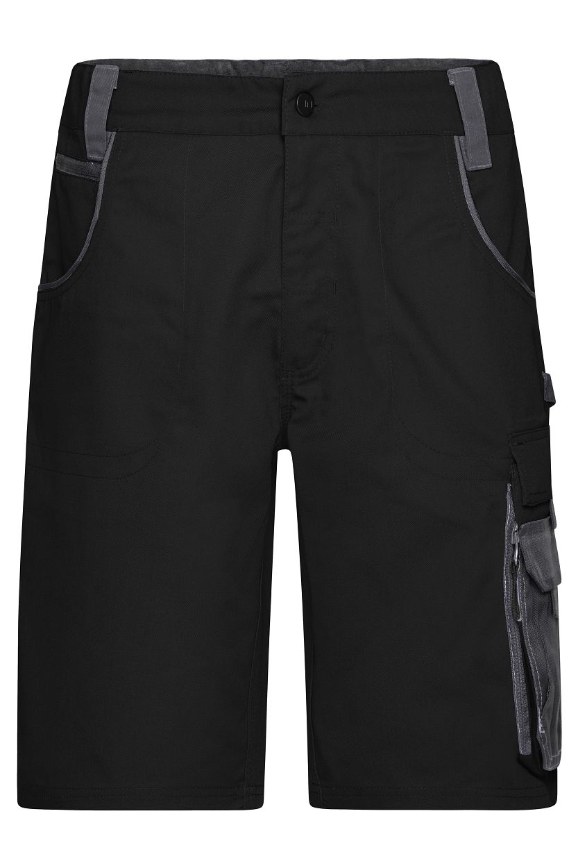 Workwear Bermudas - STRONG - "JN835" in Black/Carbon, Größe 62 - Daiber
