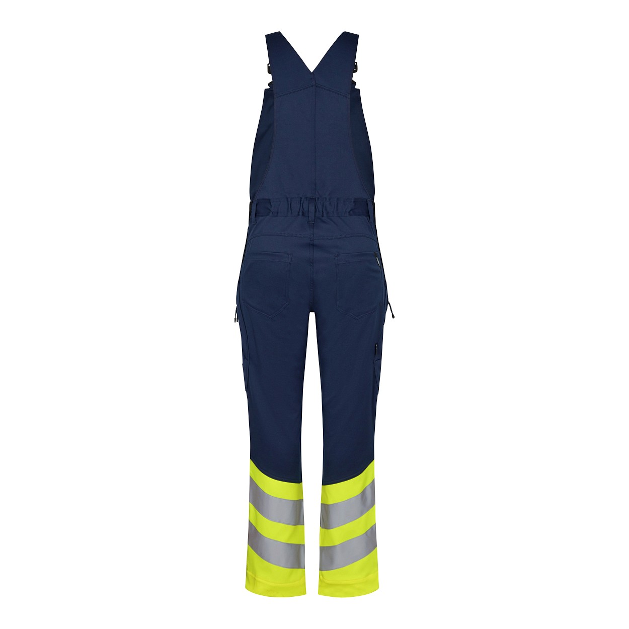 ENGEL Safety Latzhose in Blue Ink/Gelb, Größe 26