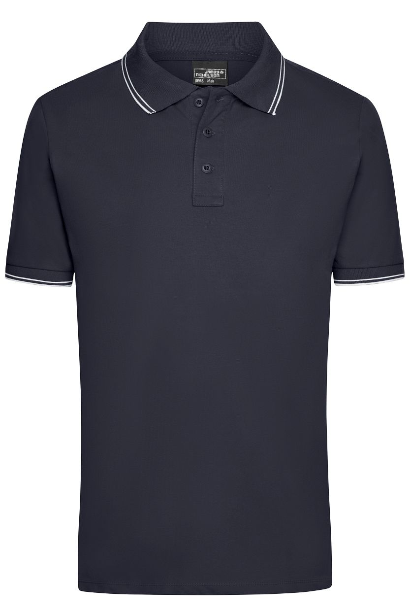 Men's Polo "JN986" in Navy/White, Größe 3XL - Daiber