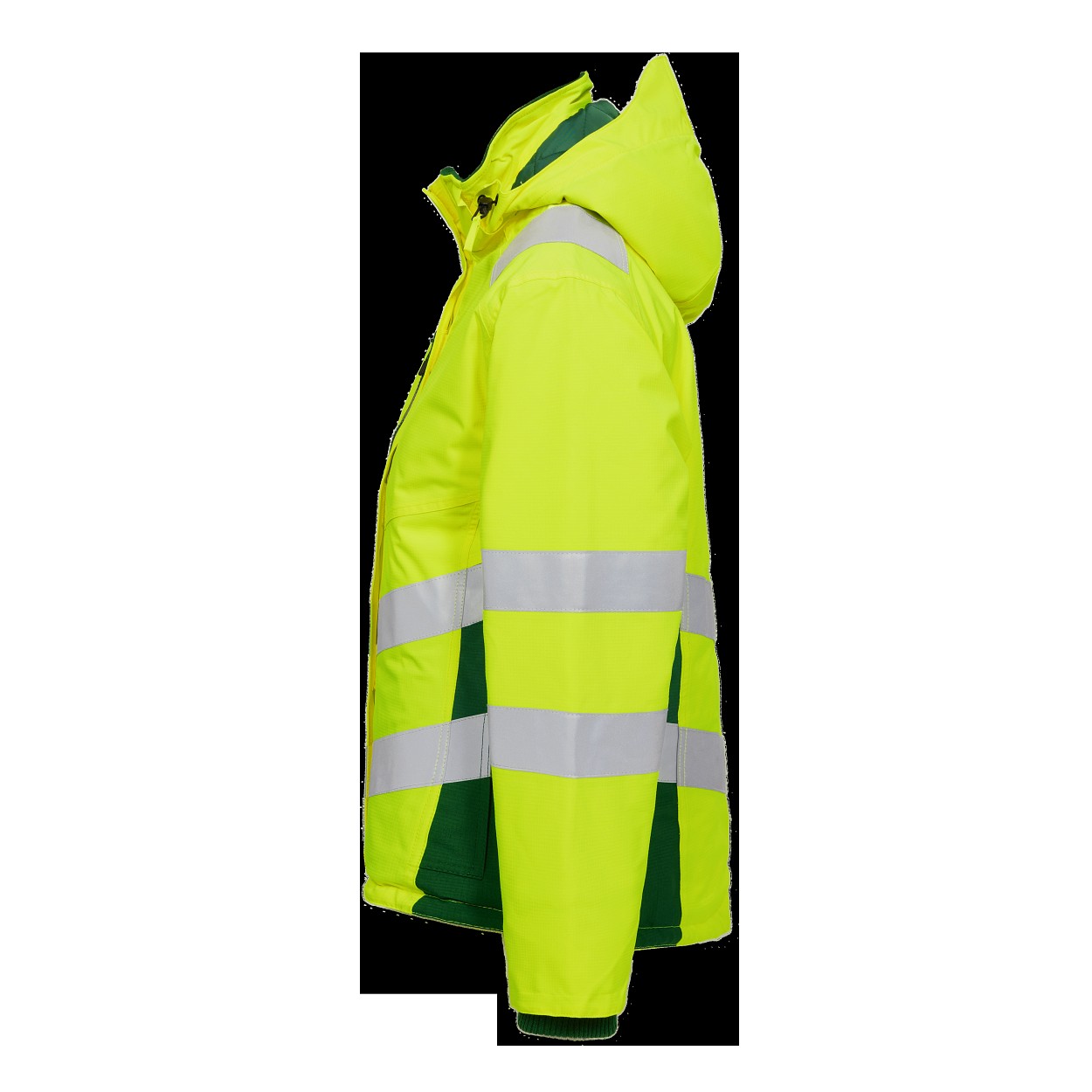 ENGEL Safety Damen Winterjacke in Gelb/Grün, Größe XS