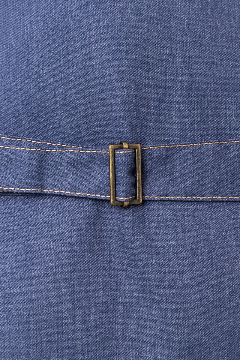 Herrenweste Jeans-Style Größe 64 in Vintage blue von Karlowsky