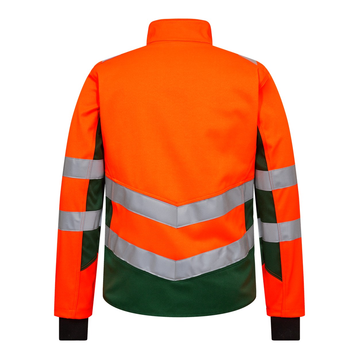 ENGEL Safety Arbeitsjacke mit 2-Wege-Stretch in Orange/Grün, Größe XS