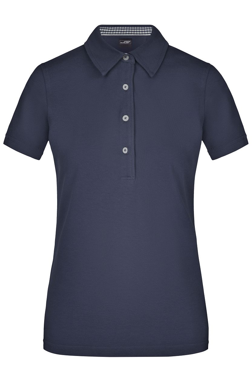 Ladies' Plain Polo "JN969" in Navy/Navy-White, Größe 2XL - Daiber