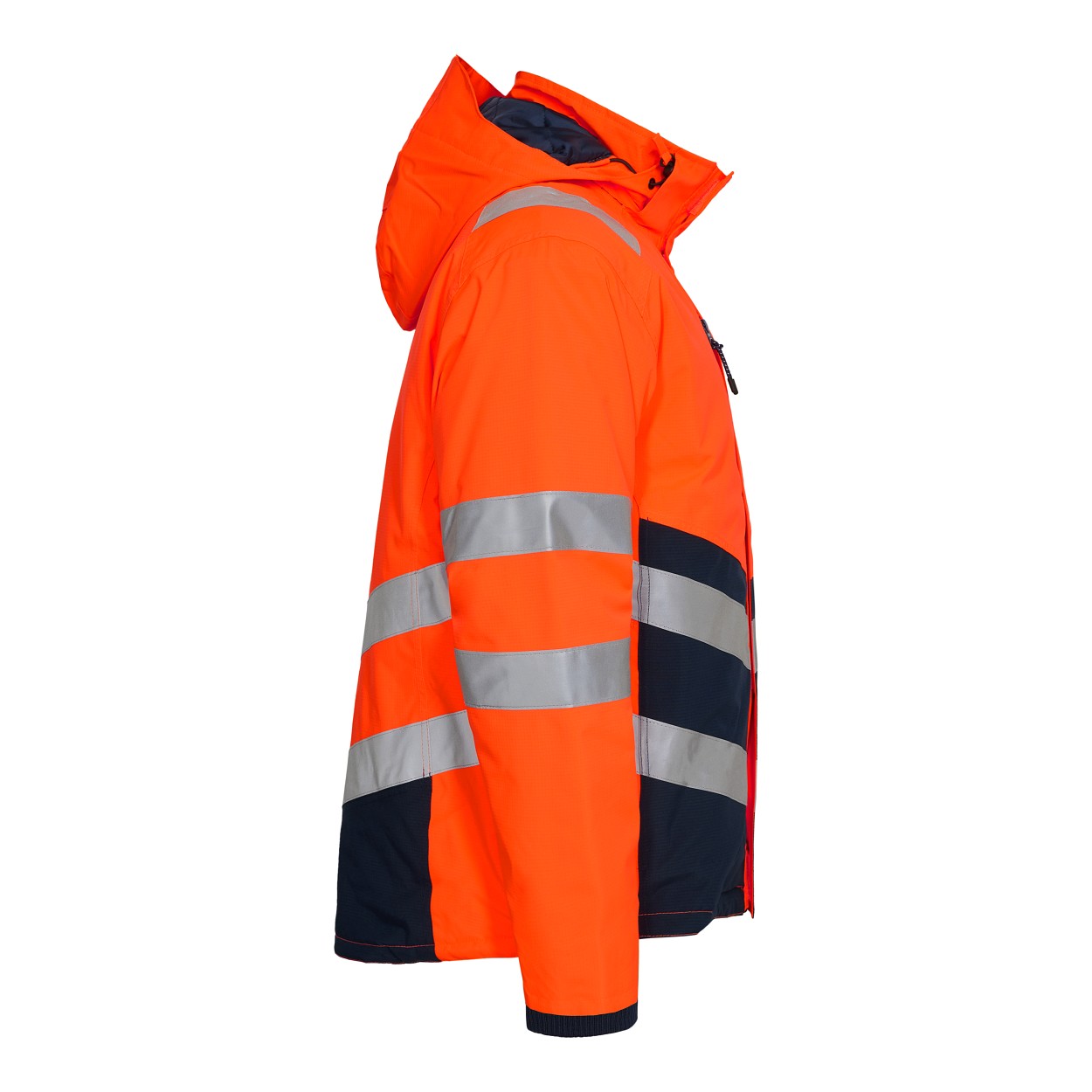 Safety Winterjacke in Orange/Blue ink, Größe XS