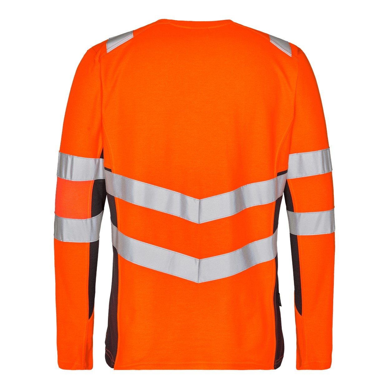 ENGEL Safety Langarm-Shirt in Orange/Anthrazit Grau, Größe XS