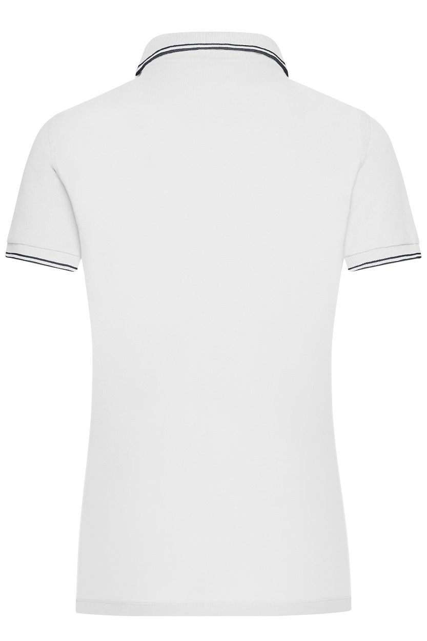 Ladies' Polo "JN985" in White/Navy, Größe 2XL - Daiber