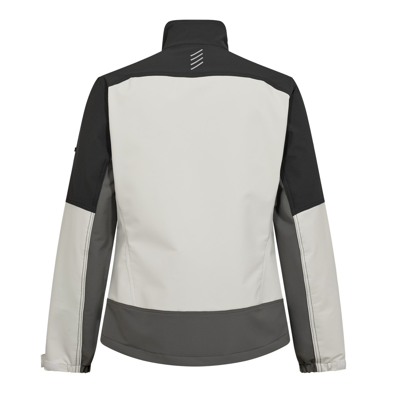 ENGEL Entire Damen Arbeitsjacke mit 4-Wege-Stretch in Bone White / Anthracite Grey, Größe XS