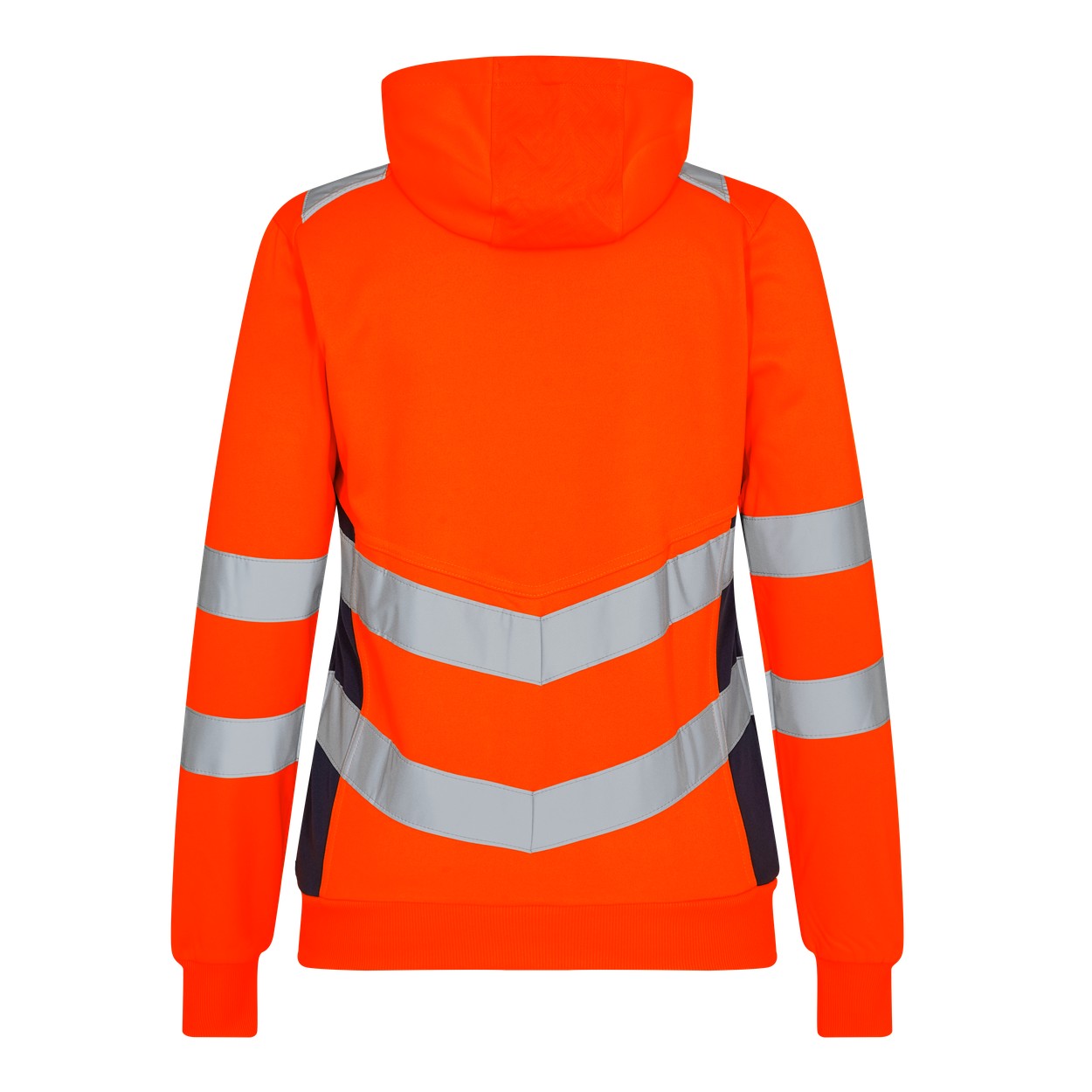 ENGEL Safety Damen Sweatcardigan in Orange/Blue ink, Größe XS