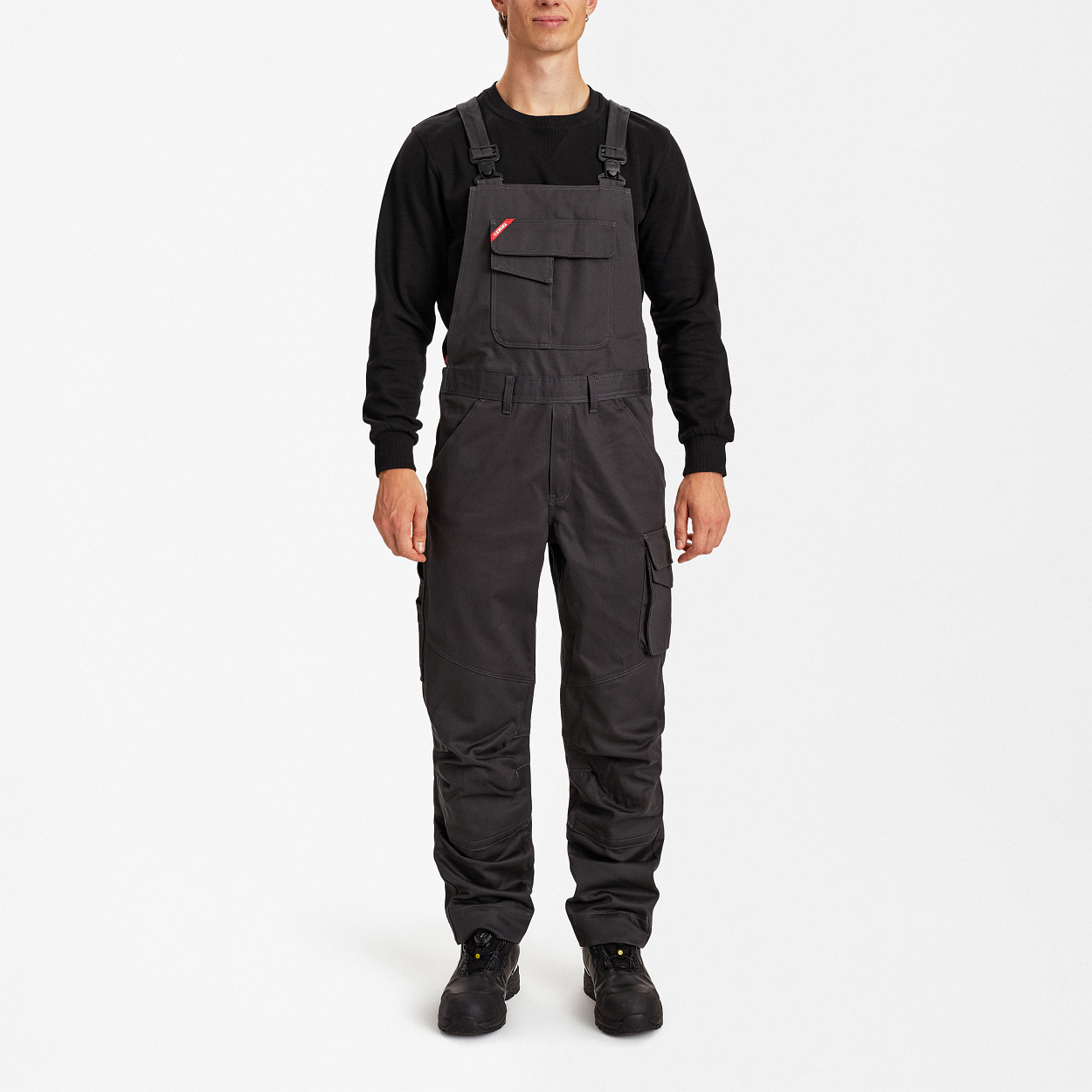 ENGEL WelCot Latzhose in Anthrazit Grau, Größe 26