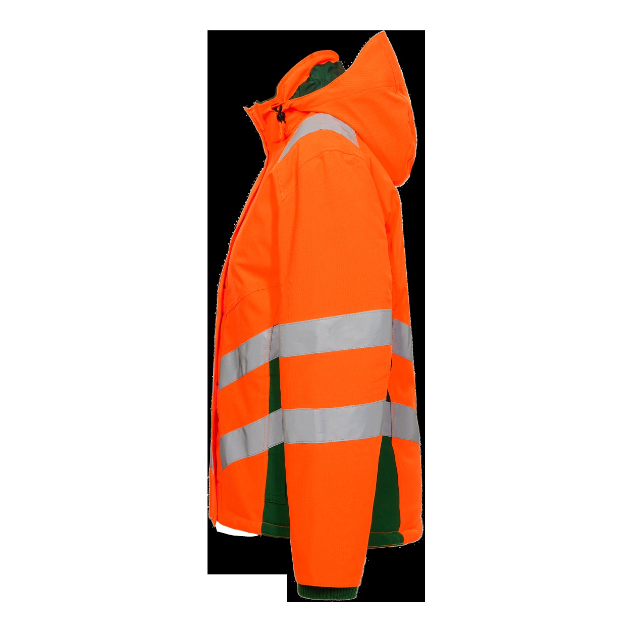 ENGEL Safety Damen Winterjacke in Orange/Grün, Größe XS