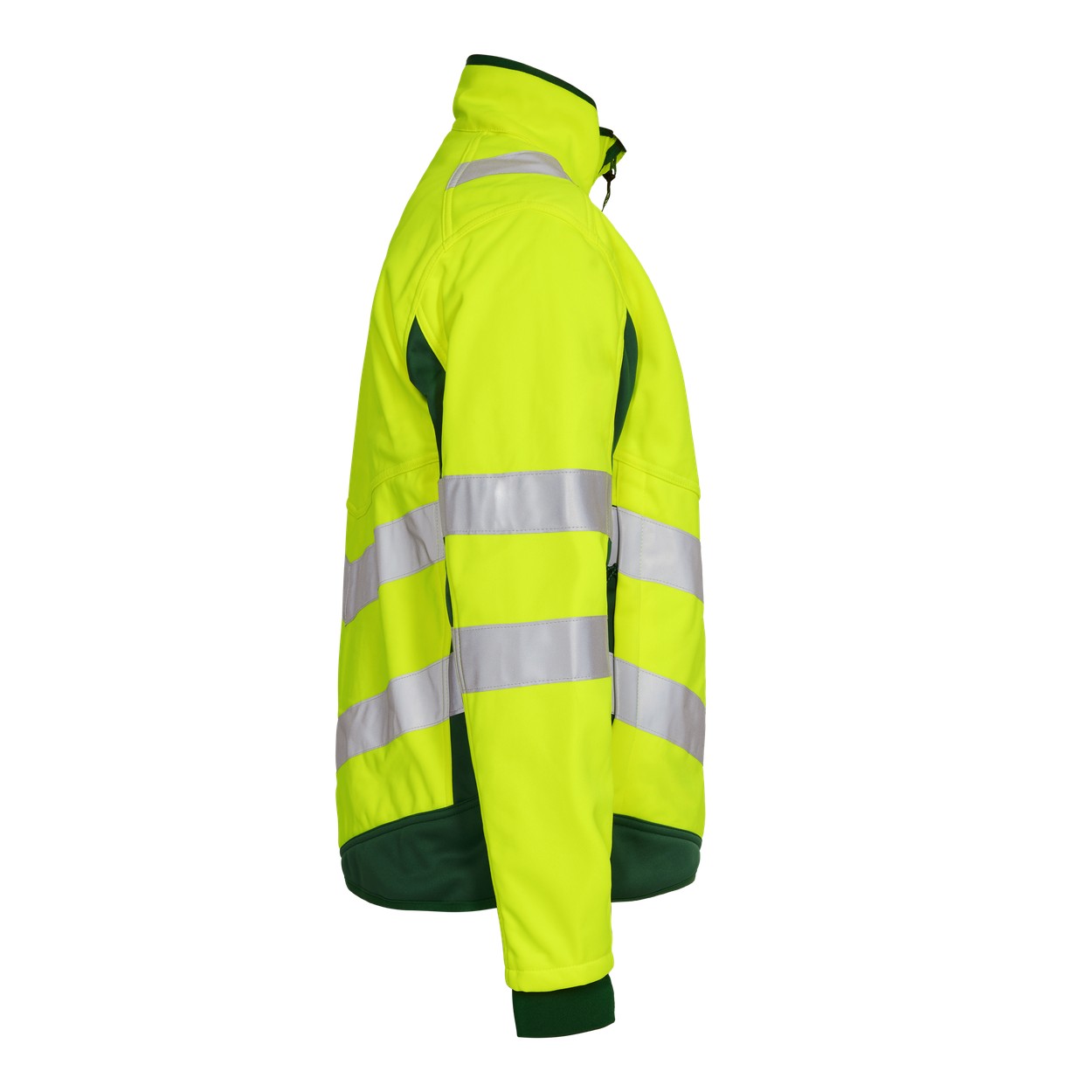 ENGEL Safety Softshelljacke in Gelb/Grün, Größe 2XL