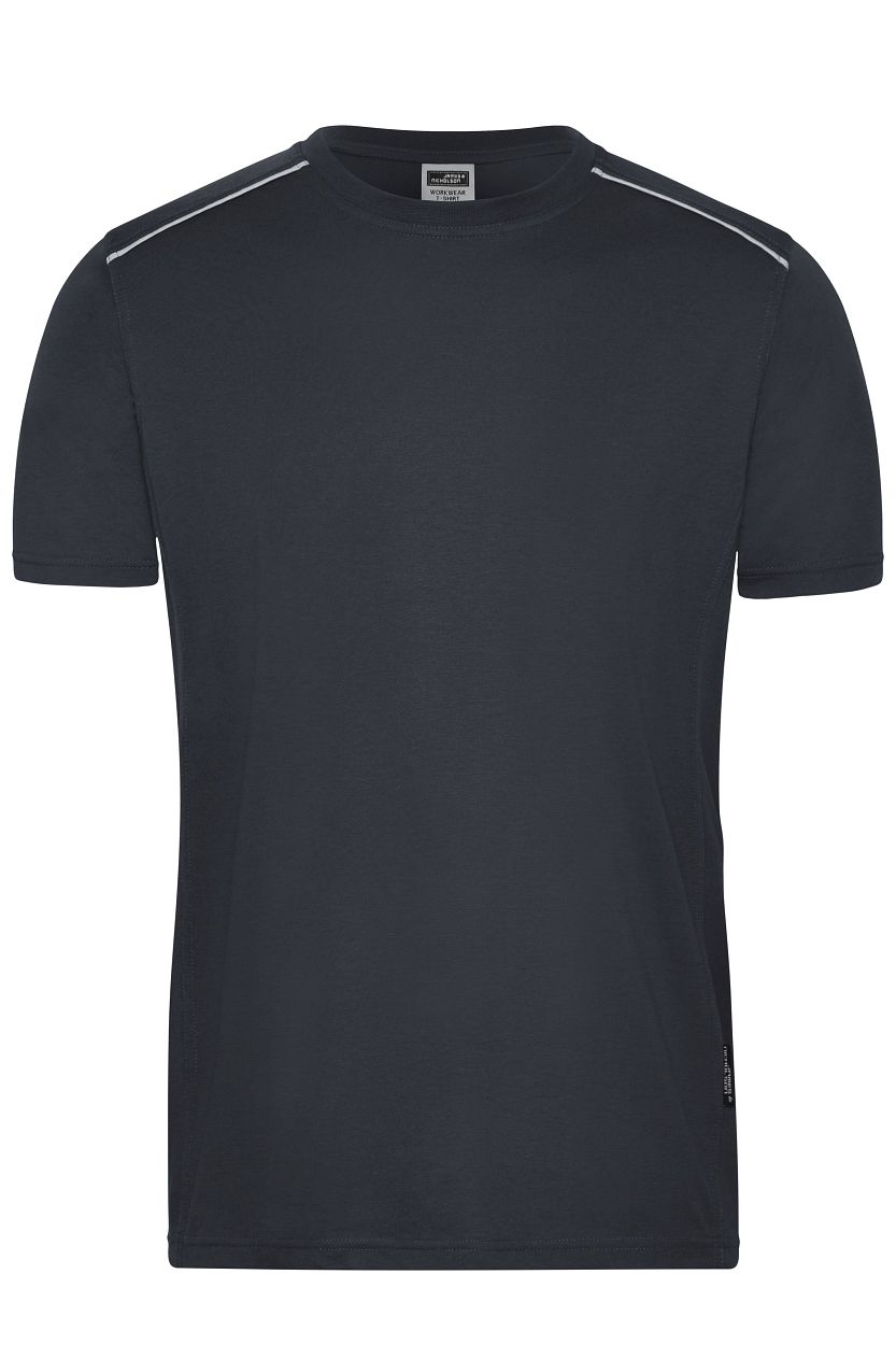 Men's Workwear T-Shirt - SOLID - OCS Blended "JN890" in Carbon, Größe 6XL - Daiber