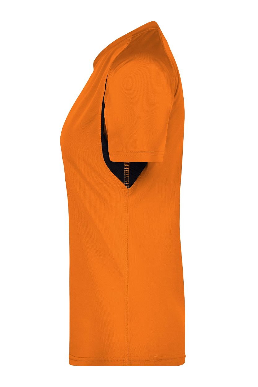Ladies' Running-T "JN316" in Orange/Black, Größe 2XL - Daiber