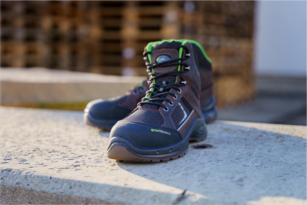 Stiefel niedrig L6315 Bremen in Schwarz/Braun, Gr. 47 von Leibwächter