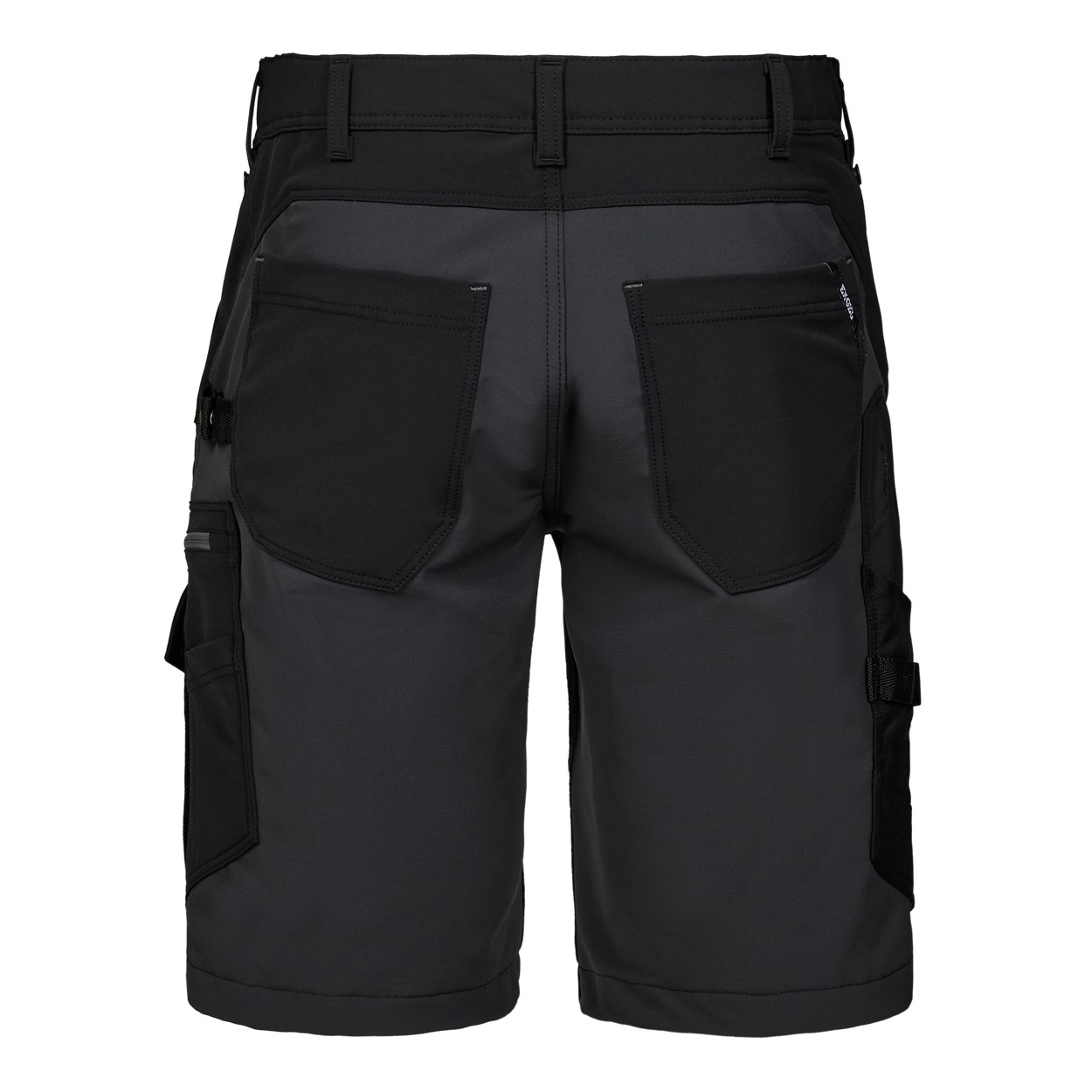 ENGEL Entire Arbeitsshorts mit 4-Wege-Stretch in Schwarz/Anthrazit Grau, Größe 54