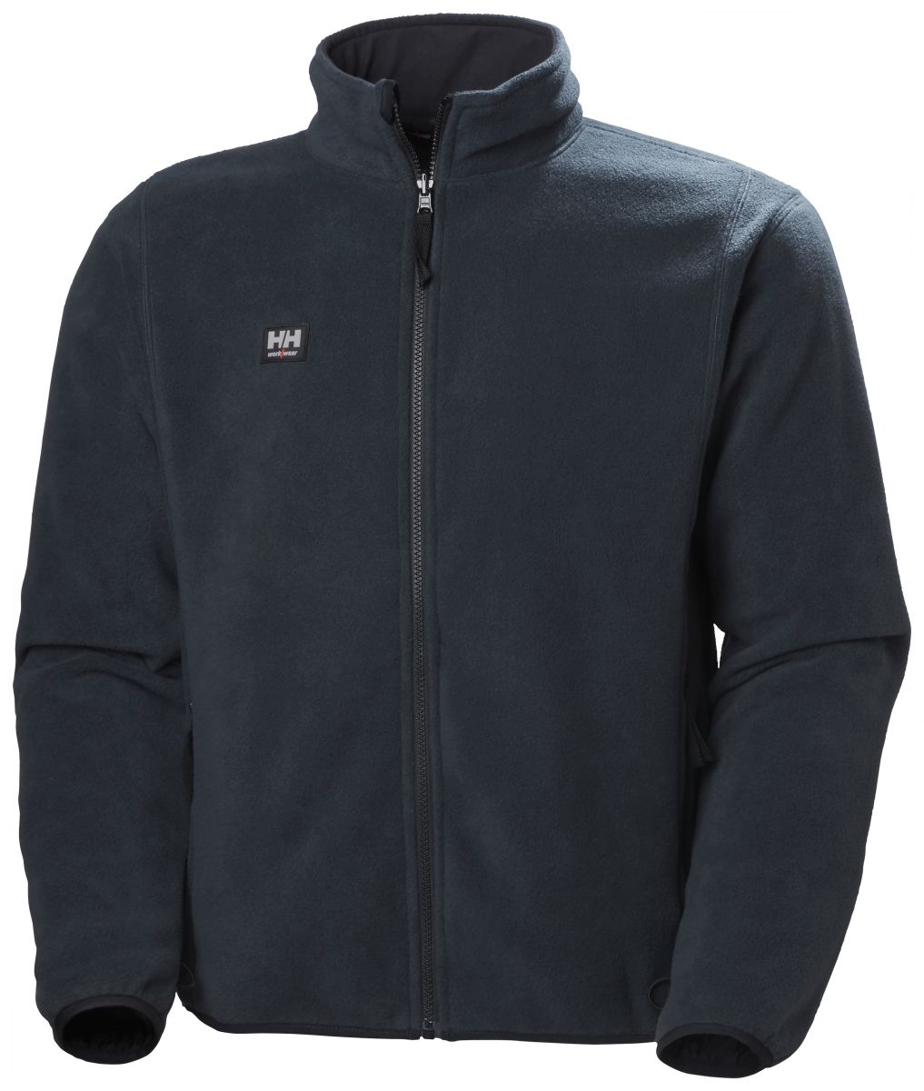 Zip-In Fleecejacke Manchester in Navy, Gr. L von Helly Hansen Workwear