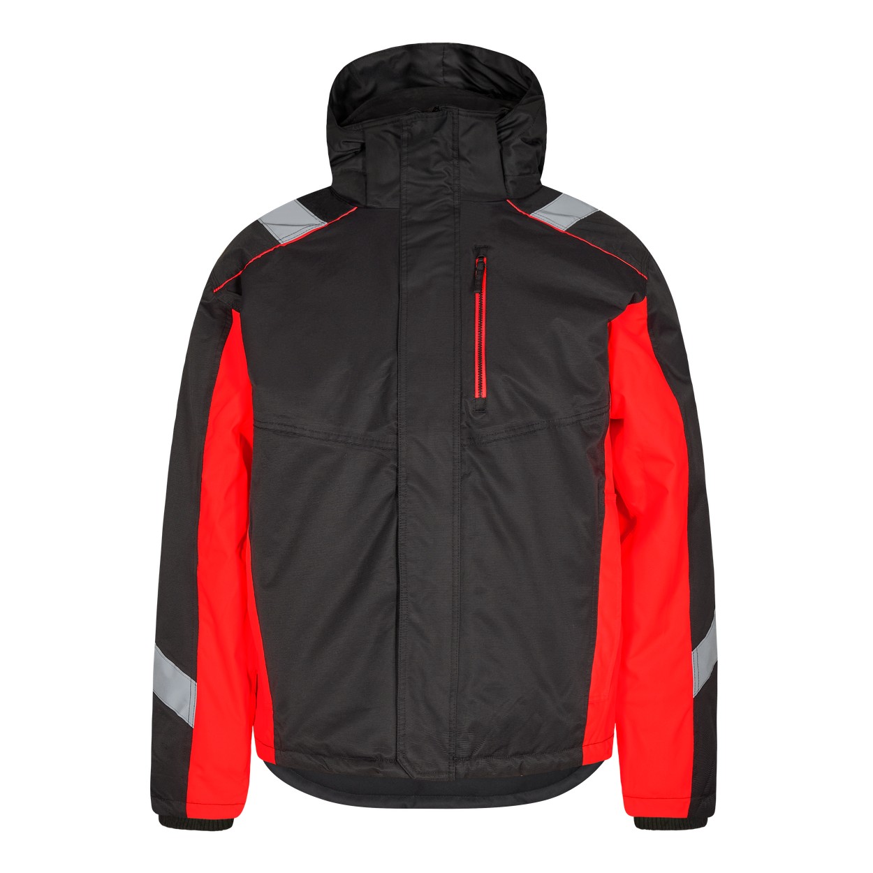 ENGEL Cargo Winterjacke in Schwarz/Rot, Größe XS