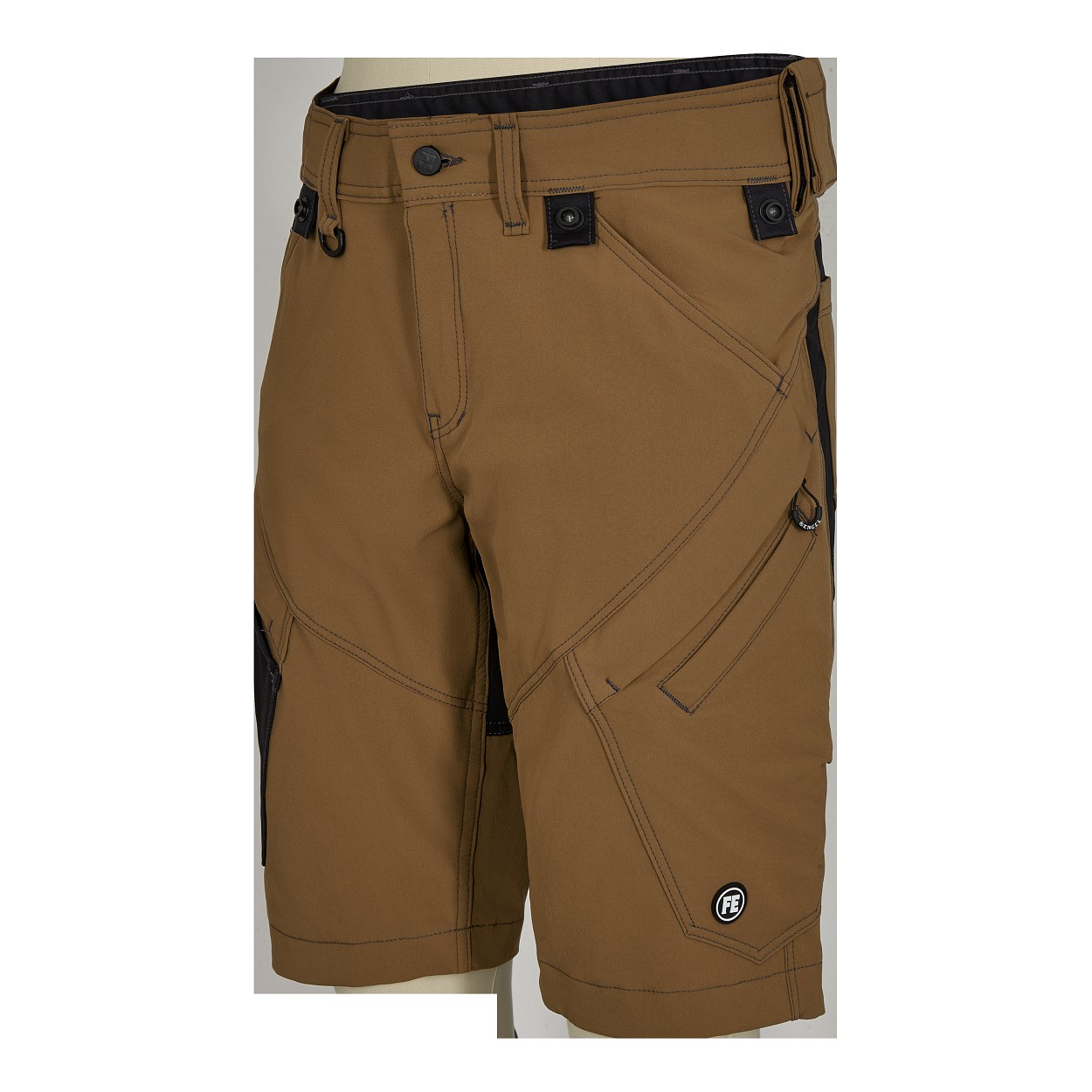 ENGEL X-treme Arbeitsshorts mit 4-Wege-Stretch in Toffee Brown, Größe 54