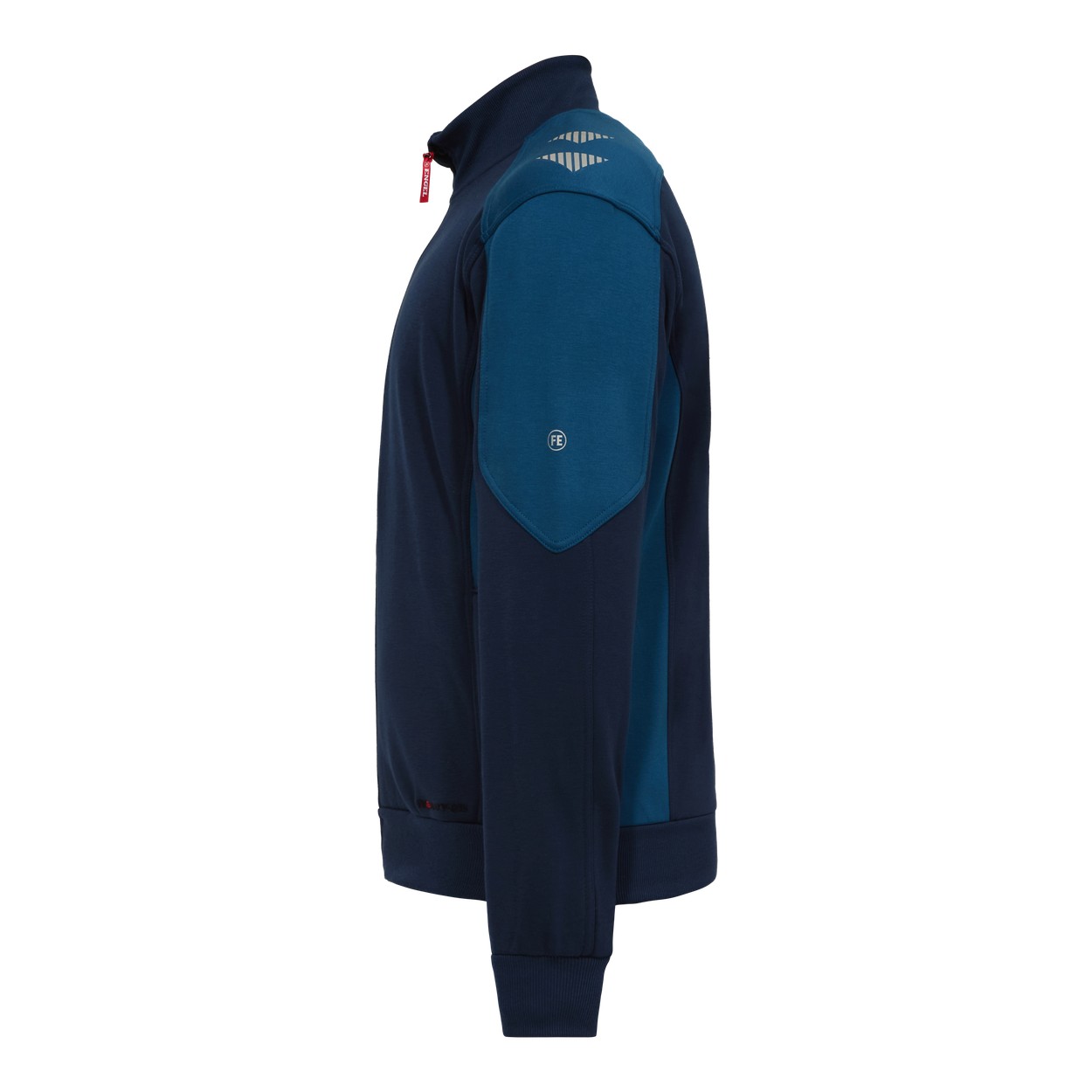 ENGEL Galaxy Sweatcardigan mit Kragen in Blue Ink/Dark Petrol, Größe XS