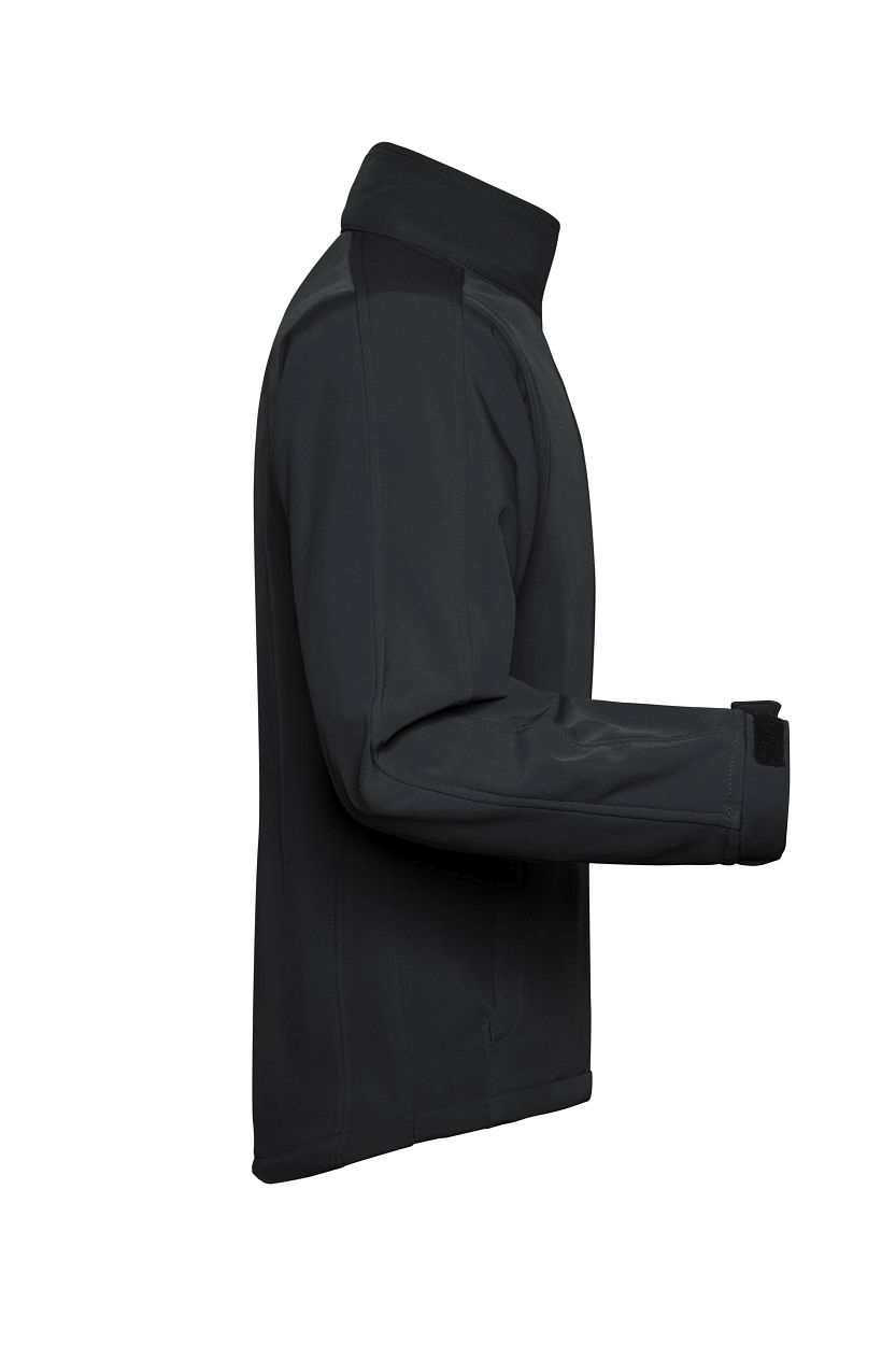 Men's Softshell Jacket "JN135" in Black, Größe 5XL - Daiber