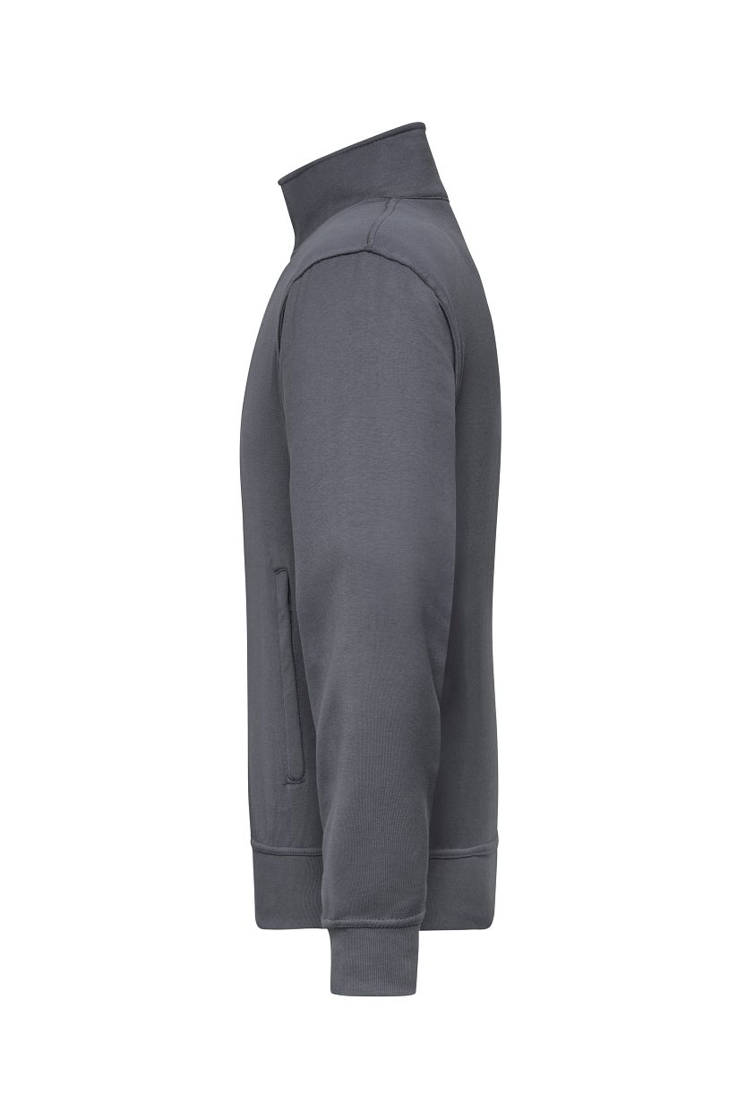 Workwear Sweat Jacket "JN836" in Carbon, Größe 6XL - Daiber