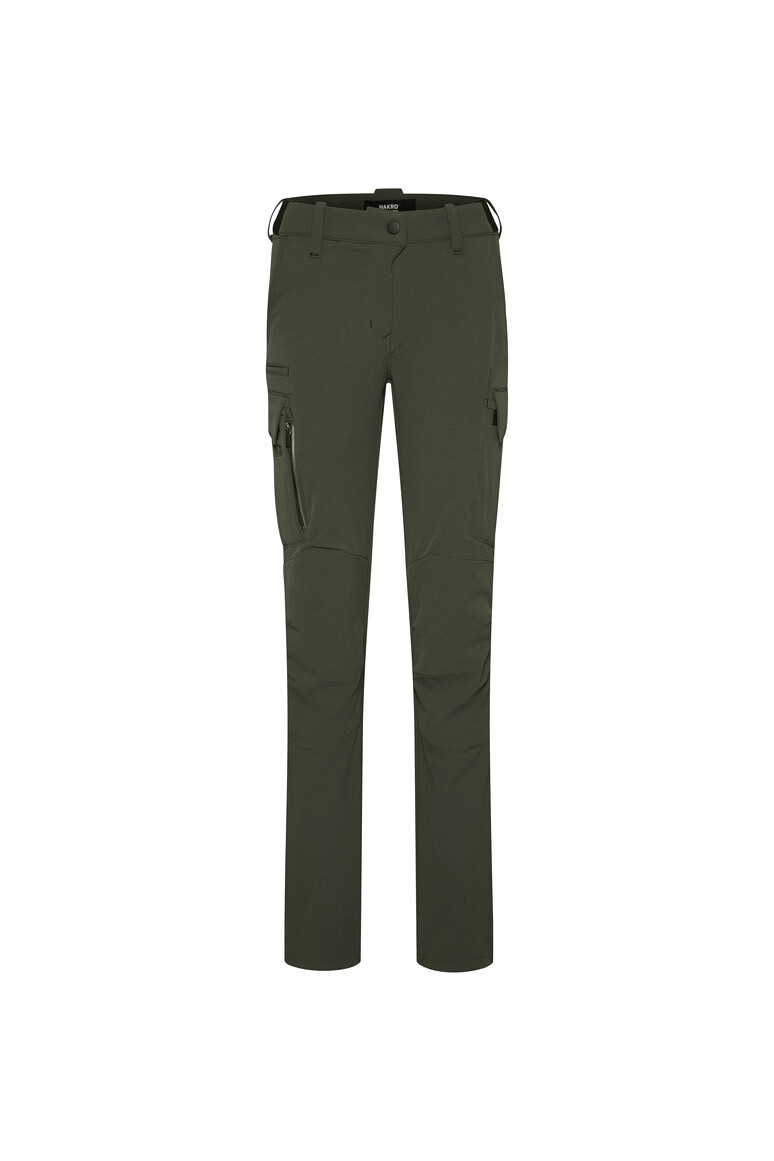 HAKRO 744 Damen Cargo-Funktionshose X-Stretch in olive, Größe 6XL
