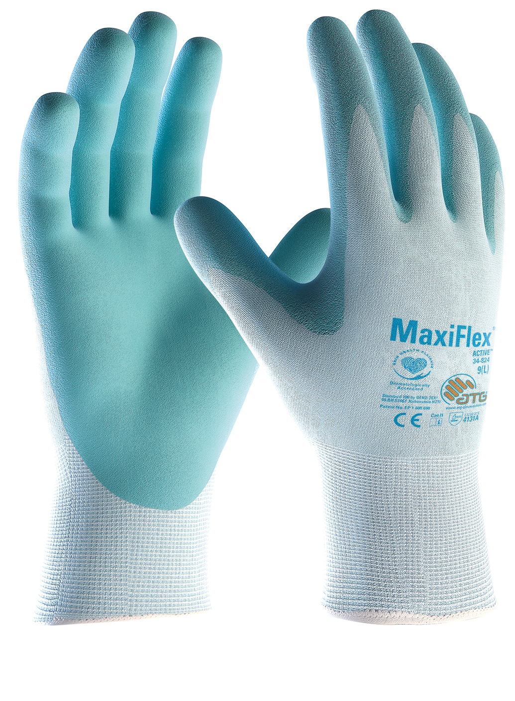 MaxiFlex® Active™ Nylon-Strickhandschuhe (34-824) in Blau, Größe 11